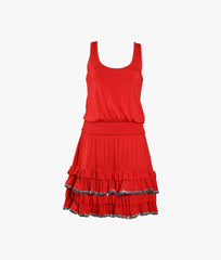 Red Midi with Sleeveless